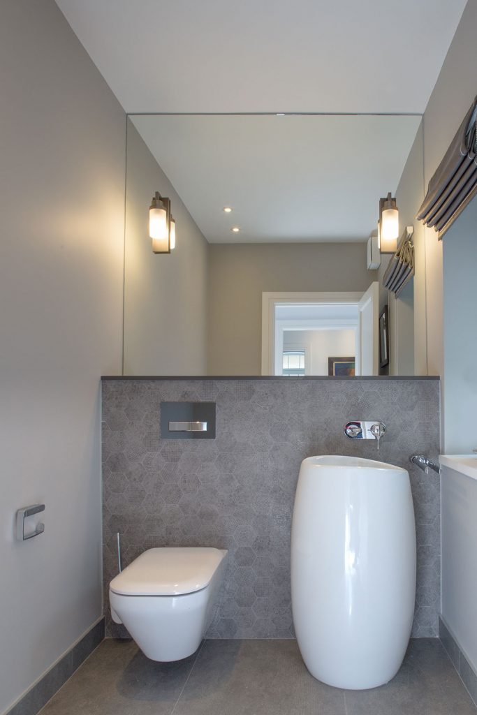 bathroom in a Refurb and extension of an original 19th Century mews type building
