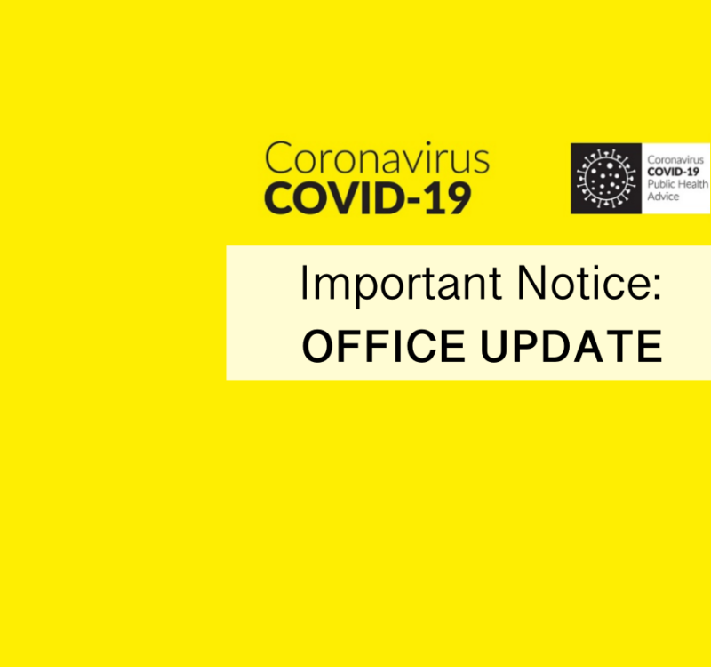 DMVF Office Update - COVID-19