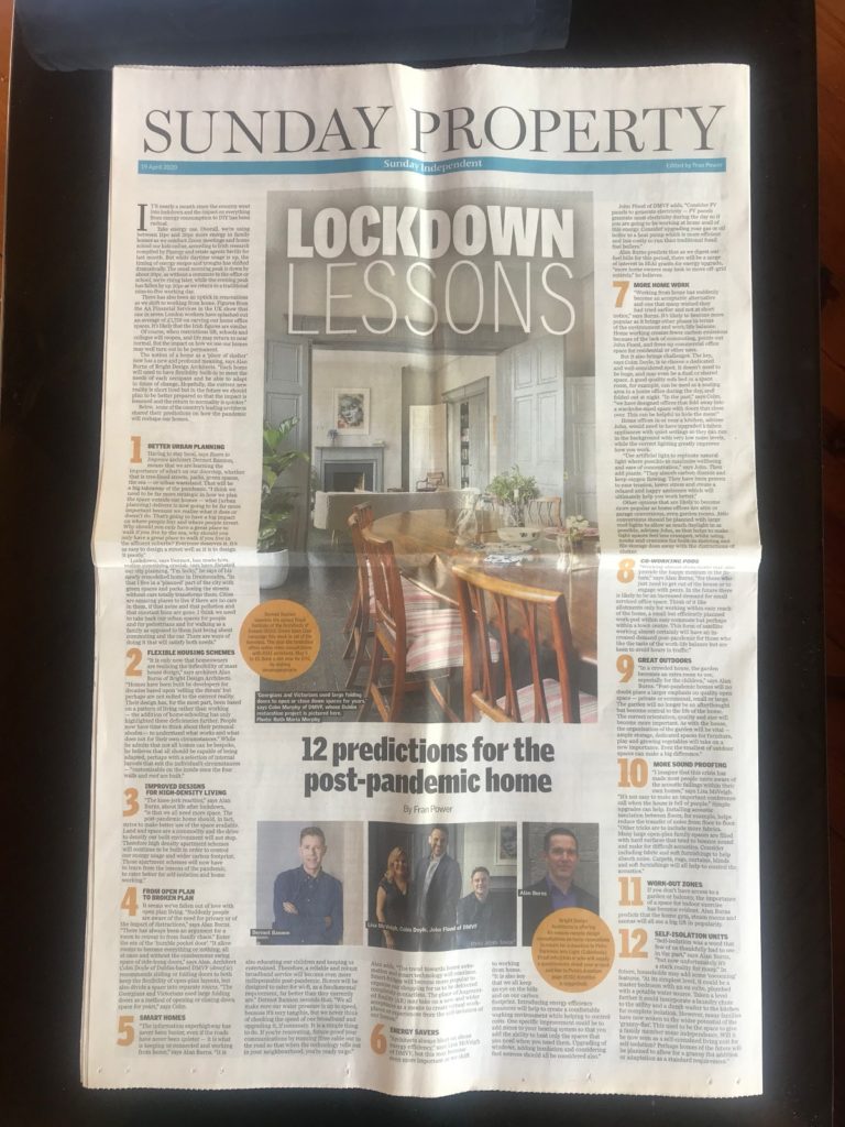 DMVF Sunday Independent Feature - Lockdown Lessons