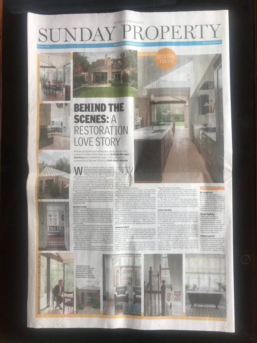 Sunday Independent Feature  - Restoring a Protected Structure